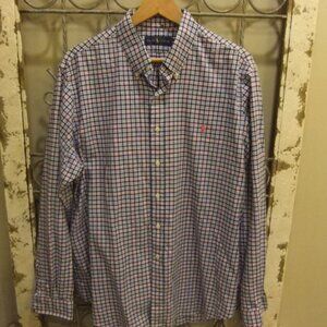 RALPH LAUREN MEN L/S PLAID SHIRT-XL
